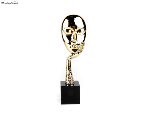 Graceful Mask Table Decor (Gold, L)
