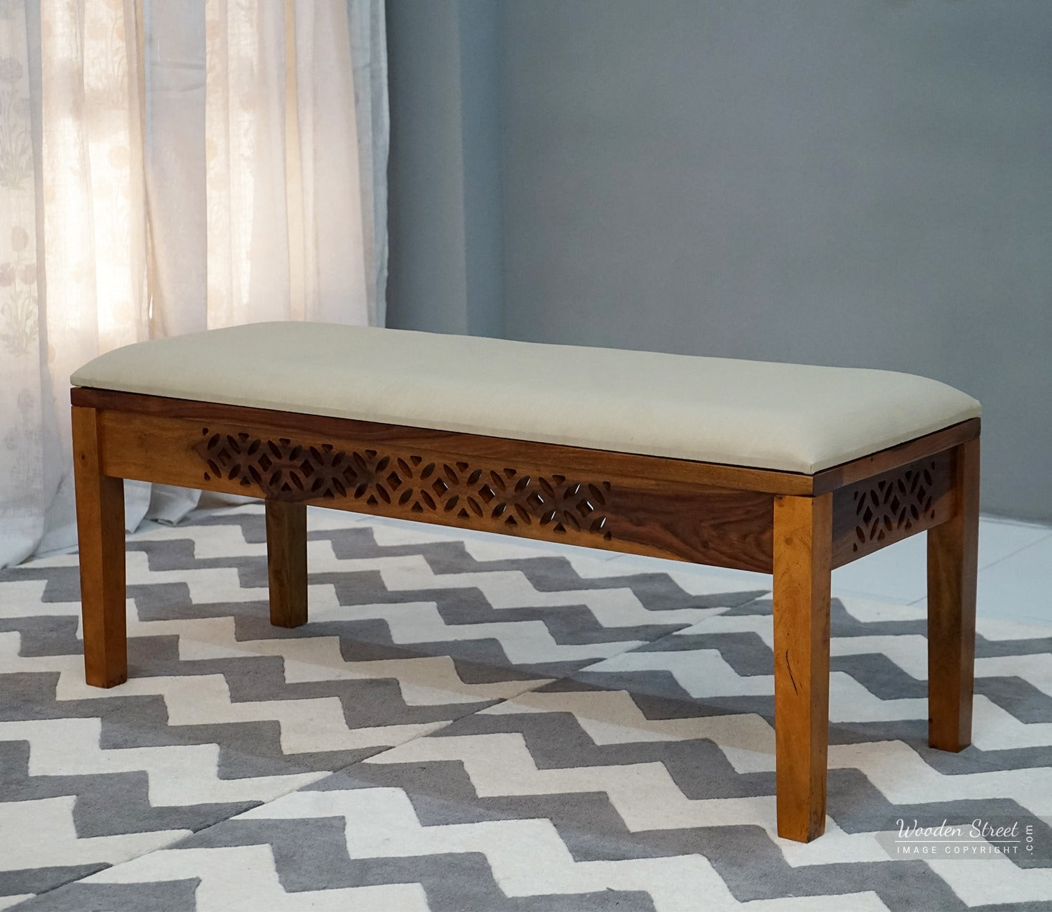 Cambrey Bench without Backrest (Honey Finish)