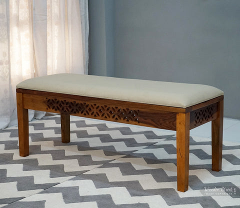 Cambrey Bench without Backrest (Honey Finish)