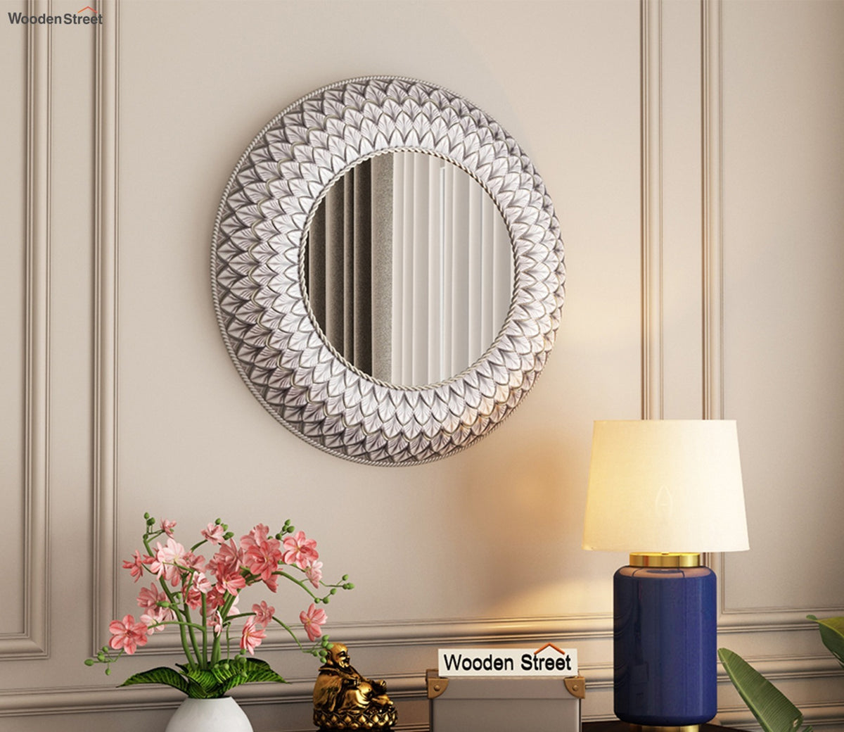Marie Metal Mirror with Frame