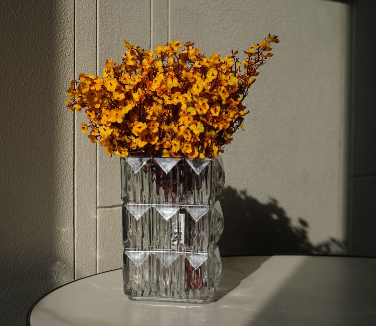 Harmony Gypsophila Artificial Flower- Set Of 5 (Orange)