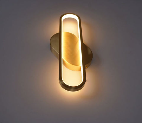 Covin Brass Coated Metal Wall Light