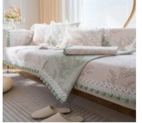 Floral Fancies Printed 1 Seater Sofa Cover (Multi Color)