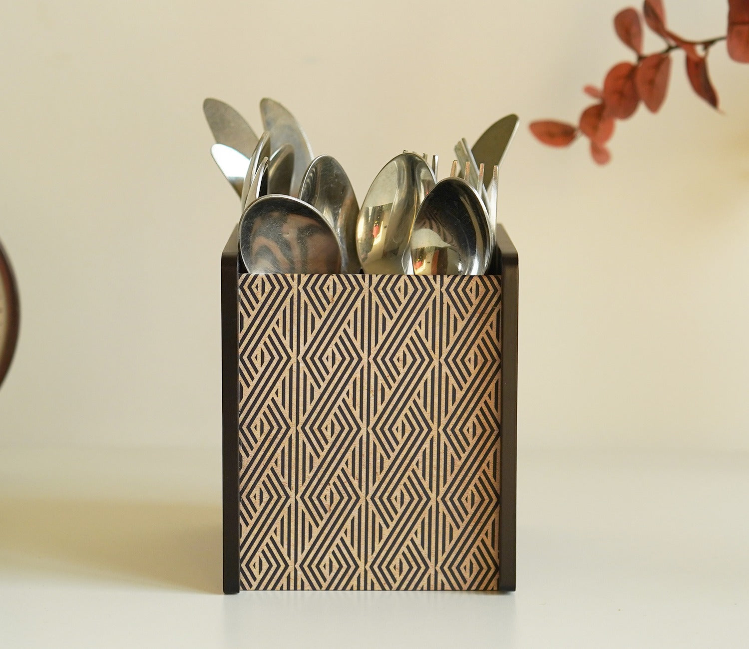 Fiona Wooden Cutlery Holder