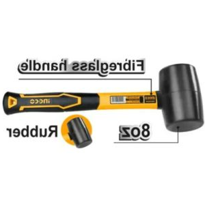 Truliving_Hammers & Accessories-Hand Tools & Hardware-Tools & Hardware-INGCO Rubber Hammer HRUH8208 | 8oz/220g