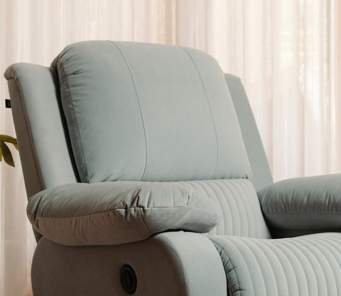 Arvana Motorized Recliner Sofa (Grey)