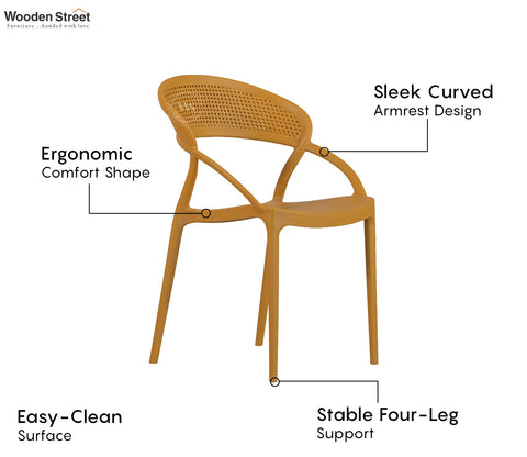 Rovera Premium Outdoor Chair (Yellow)