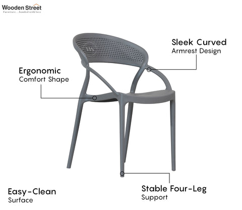 Rovera Premium Outdoor Chair (Grey)