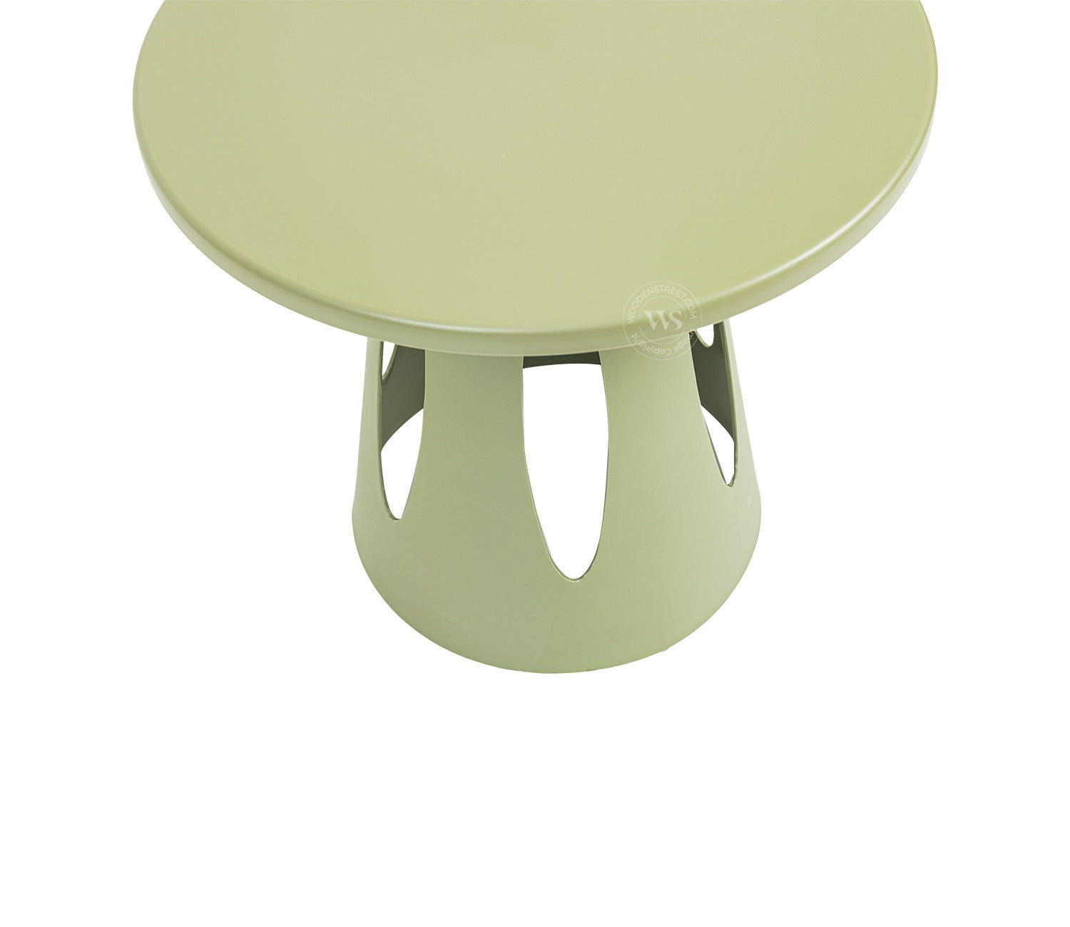Mushru Multi-Utility Side Table with Leg Support (Green)
