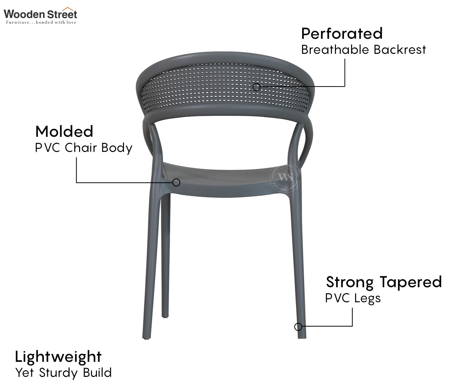 Rovera Premium Outdoor Chair (Grey)