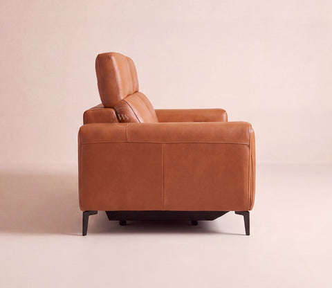 Blacksburg Luxe Electric Recliner 3+2 Seater Sofa (Urban Tan)