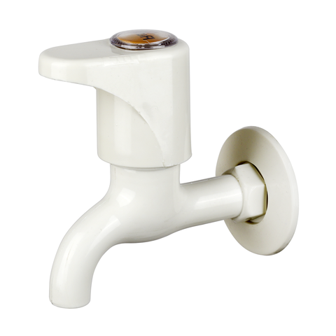Truliving_City Bib Tap PTMT Faucet White 15 MM