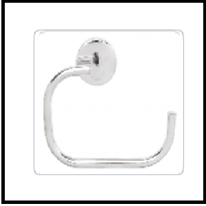 Trueliving_TOWEL RING_Metal Silver