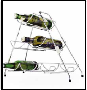 Trueliving_SIX BOTTLE RACK_Silver_Steel