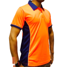 Trueliving_Reflective Mandarin T-Shirt 2 Color Combination