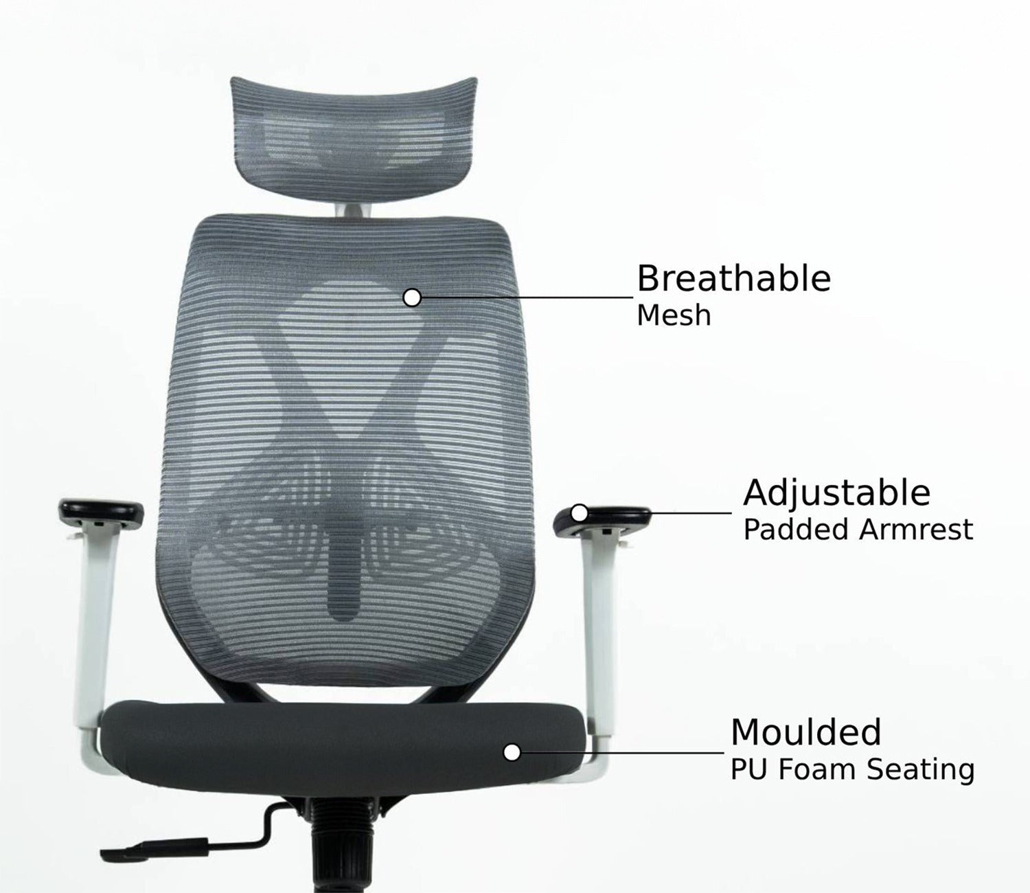 Pictor High Back Mesh Office Chair (Black)