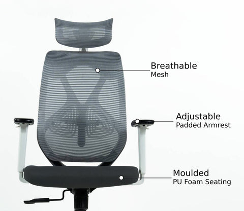 Pictor High Back Mesh Office Chair (Black)