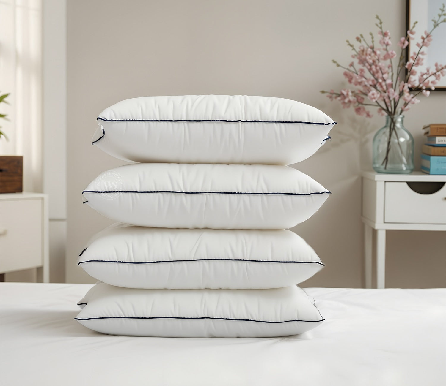 Solfluff Fiber Sleeping Pillow (Set of 4)