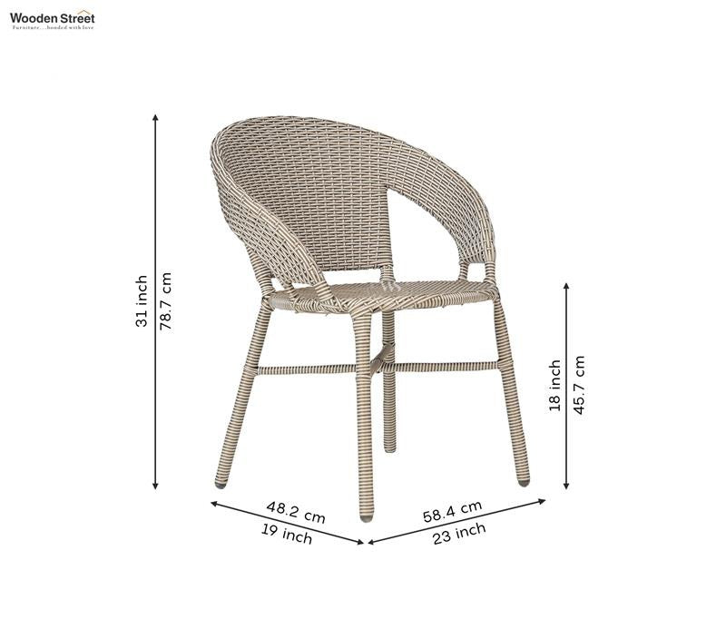 Veneto 2 Seater Outdoor Set (Golden White)