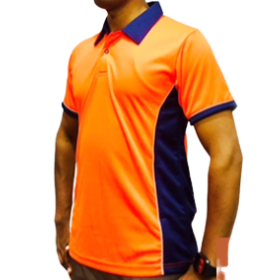 Trueliving_Reflective Mandarin T-Shirt 2 Color Combination
