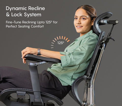 Bezus Premium Ergonomic High-Back Mesh Office Chair (Black)