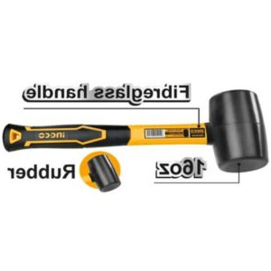 Truliving_Hammers & Accessories-Hand Tools & Hardware-Tools & Hardware-INGCO Rubber Hammer HRUH8216 | 16oz/450g