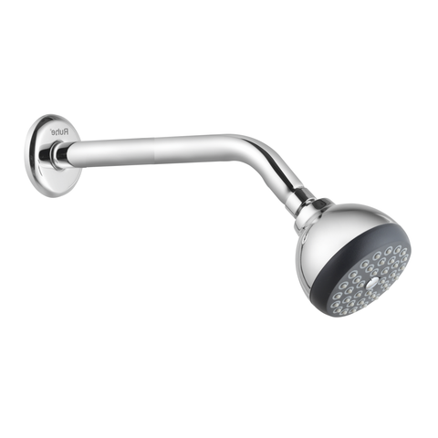 Trueliving_Beta Overhead Shower (3 Inches) with Shower Arm (12 Inches) Silver