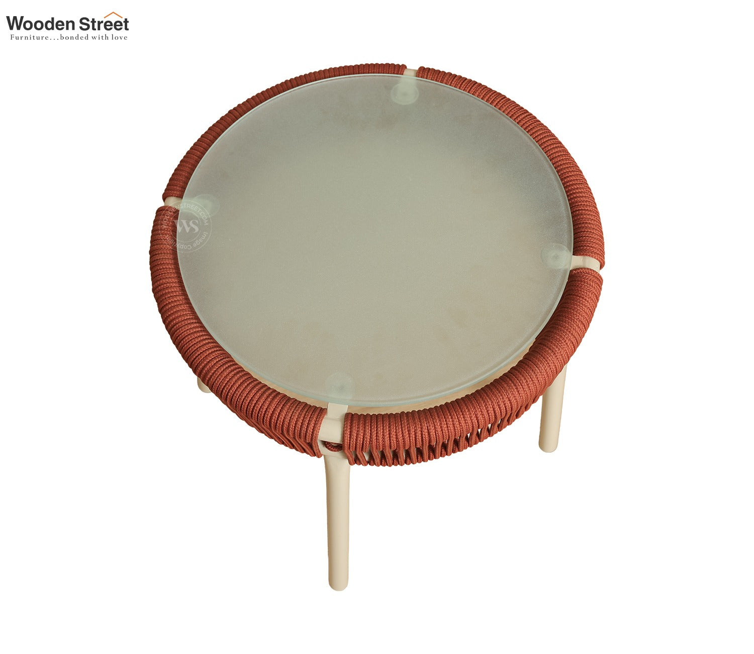 Corsica Outdoor Garden Table (Brick Red)