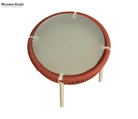 Corsica Outdoor Garden Table (Brick Red)