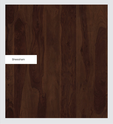 Kosmo Lauren 4 Door Wardrobe With Mirror (Exotic Teak Finish)