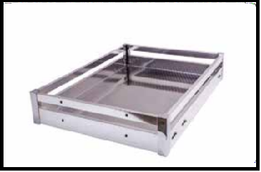 Trueliving_GLOSSY SPARKLE PLAIN BASKET - 4” *15'' 380MM 450MM Cabinet