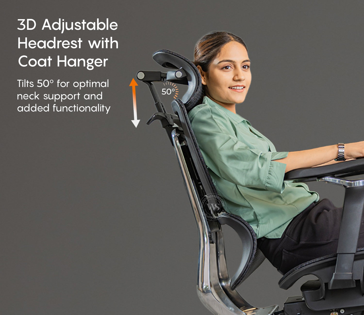 Bezus Premium Ergonomic High-Back Mesh Office Chair (Black)