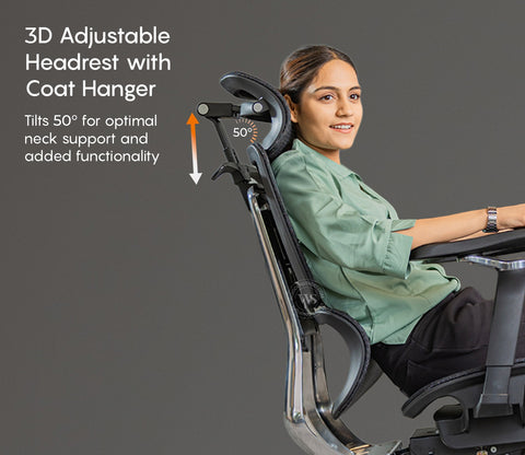 Bezus Premium Ergonomic High-Back Mesh Office Chair (Black)