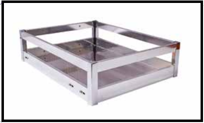 Trueliving_GLOSSY SPARKLE PLAIN BASKET - 6” *15'' 380MM 450MM Cabinet