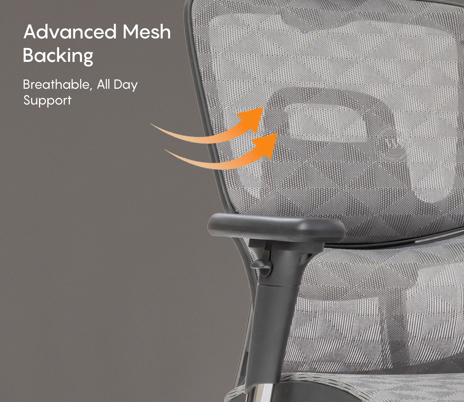 Faymi High Back Mesh Office Chair (Grey)