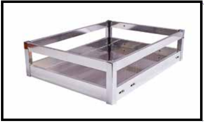 Trueliving_GLOSSY SPARKLE PLAIN BASKET - 6” *15'' 380MM 450MM Cabinet