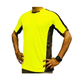 Trueliving_Reflective Vienna T-Shirts Round Neck T-Shirt  2 Color Combination