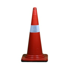 Trueliving_Injection Moulded Cones Height	Base	Weight	Base	Reflective Sleeve 750mm	Rubber	1.6 Kg	380x380mm	4Inch/6Inch