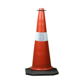 Trueliving_Injection Moulded Cones Height	Base	Weight	Base	Reflective Sleeve 750mm	Rubber	1.6 Kg	380x380mm	4Inch/6Inch