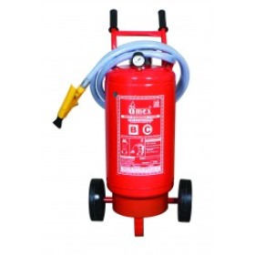 Trueliving_Fire Extinguishers - DCP /ABC (Trolley) Type Desciption  DCP - 25 Kg. 16018	 	25 – 30	 	6	 	80.00%	 	35	 	499 gms./