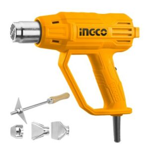 Truliving_INGCO Heat gun Hg200038 2000w | with 1pcs scraper and 3pcs nozzles