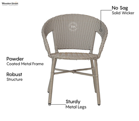 Veneto 4 Seater Outdoor Set (Golden White)