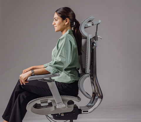 Bezus Ergonomic High Back Mesh Office Chair (Grey)
