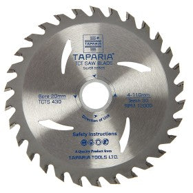 Trueliving_TCT Wood Cutting Blades ( Silver Series) Taparia TCT Wood Cutting Blade, TCTS 430,440, 540 is perfect for Cutting all thicknesses and types of wood just as the name suggests.