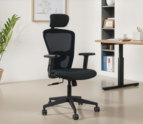 Carina Mid-Back Mesh Office Chair (Black)