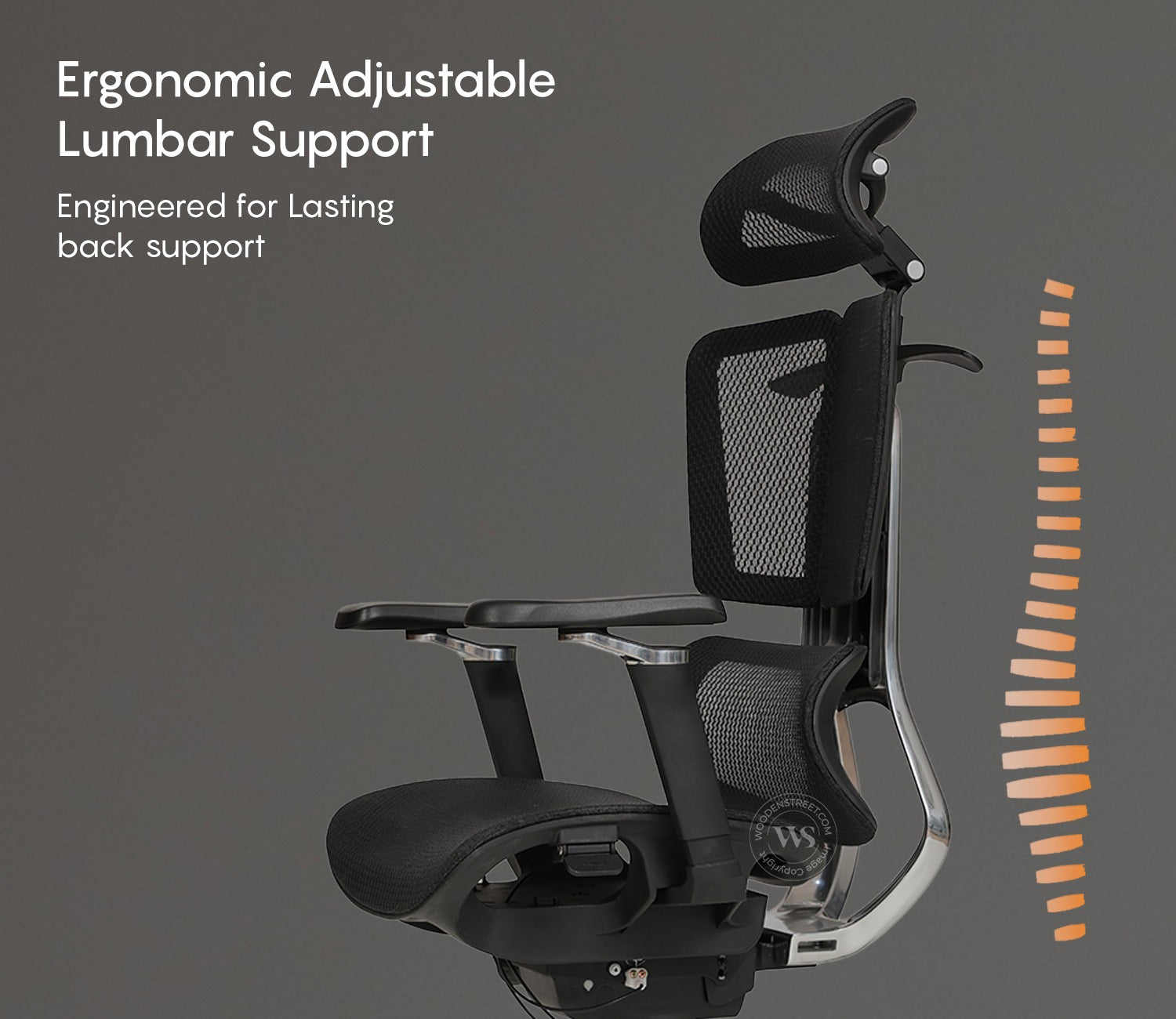 Bezus Premium Ergonomic High-Back Mesh Office Chair (Black)