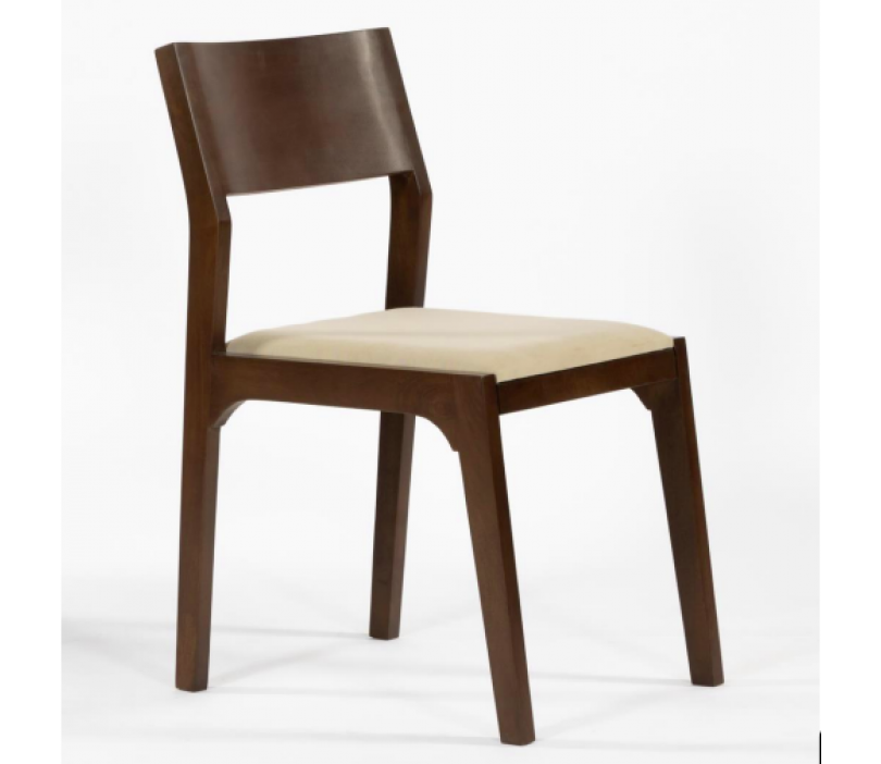 Saffron Mango Wood Dining Chair (Teak Finish)