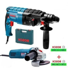 Trueliving_Bosch GBH 2-24 DRE + GWS 750 Professional Rotary Hammer Power Input                ----             790 W  Impact Energy             ----            2.7 J