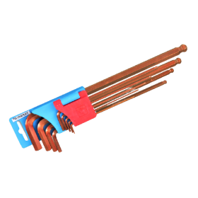 Trueliving_Allen Keys Extra Long Ball Point Set (inch) PRODUCT NO.	SIZES KBHI 10X	10 Pcs. Set (1/16", 5/64", 3/32" 1/8", .5/32", 3/16", 7/32" 1/4", 5/16" & 3/8")