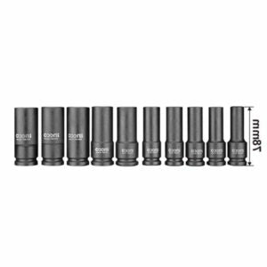 Truliving_Automotive Accessories-Hand Tools & Hardware-Household Tools Sets-INGCO Deep Impact Socket Set 1/2" HKISSD12102L | Set of 10 Sockets